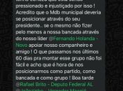 Vereador do MDB cobra posição de Tio Rafa e diz que Kelmann foi "injustiçado" no embate com Vitor Pereira