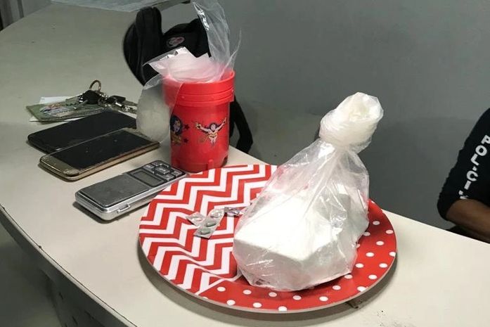 Droga apreendida na Serraria