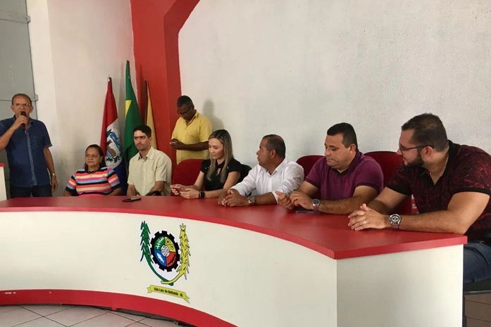 Cícero Cavalcante discursa em nome do MDB de Renan Calheiros para tornar o partido forte em São Luís
