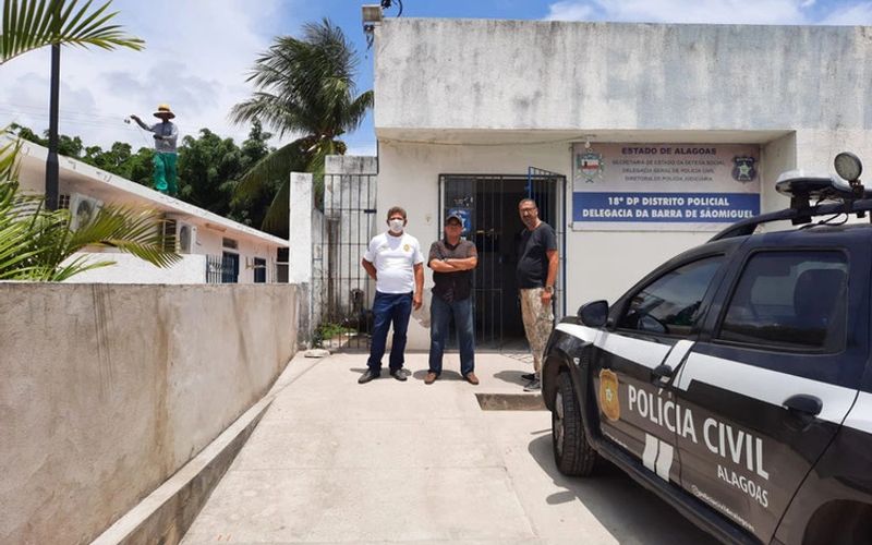 Barra de São Miguel: PC prende morador de rua acusado de assassinato