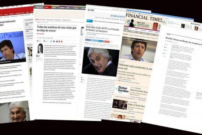 Imprensa internacional repercute prisões de Delcídio e Esteves