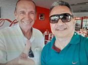 Jorge Moraes e o vice da ACEA, Ronaldo da Paz, atentos em defesa da categoria