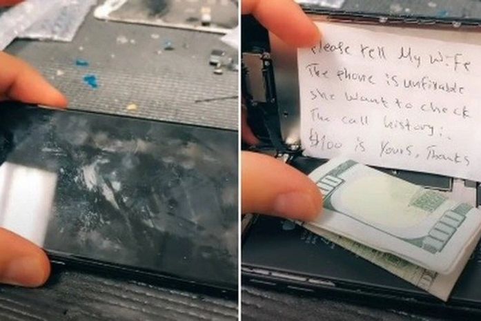 Cliente implora que técnico diga que iPhone está quebrado para evitar problemas com a esposa