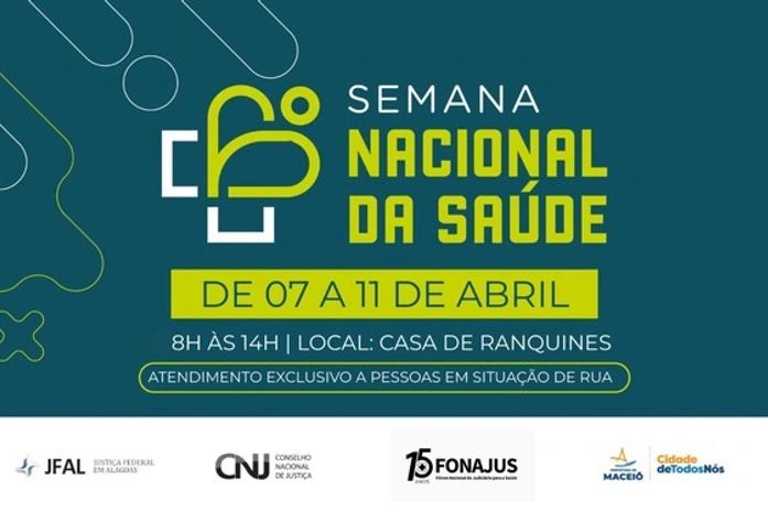 Justiça Federal realiza Semana Nacional da Saúde com mutirão de julgamento de casos de saúde e de ações para atendimento a população vulnerável