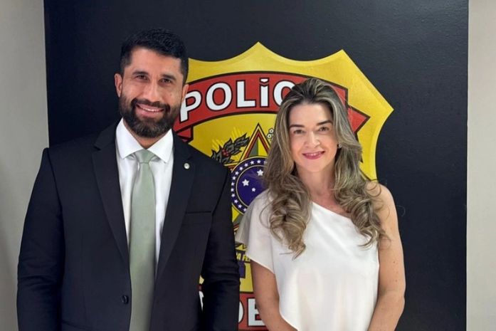 Deputado Fabio Costa recebe nova superintendente da PF em Alagoas