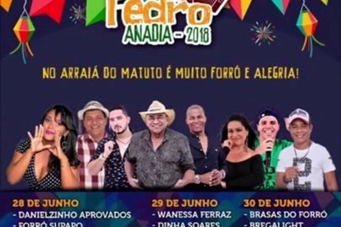 Prefeitura de Anadia promove grande arraiá de São Pedro