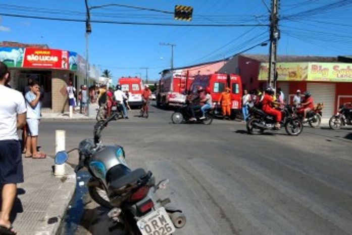 Explosão de botijão de gás deixa mulher ferida em Arapiraca