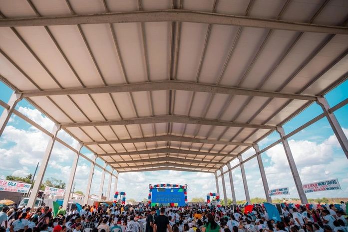 Centenas de agricultores marcam presença em inauguração de fábrica de leite em pó da CPLA em Batalha