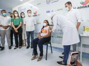 Governador afirma que pandemia não será controlada se parte da população não comparecer à vacinação