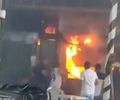 Quiosque de food park é tomado por chamas em Satuba