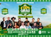 ExpoGirau 2026: Prefeitura divulga datas oficiais dos shows da 6ª edição