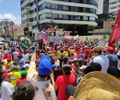 Manifestantes se reúnem na orla de Maceió contra a PEC da Blindagem