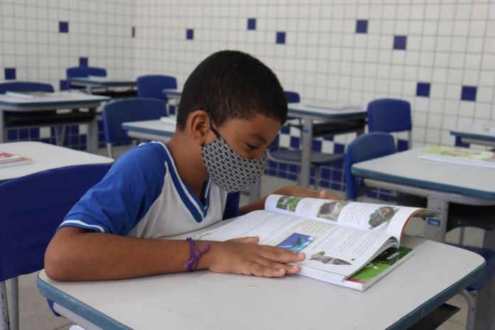 Estudante da rede municipal de ensino