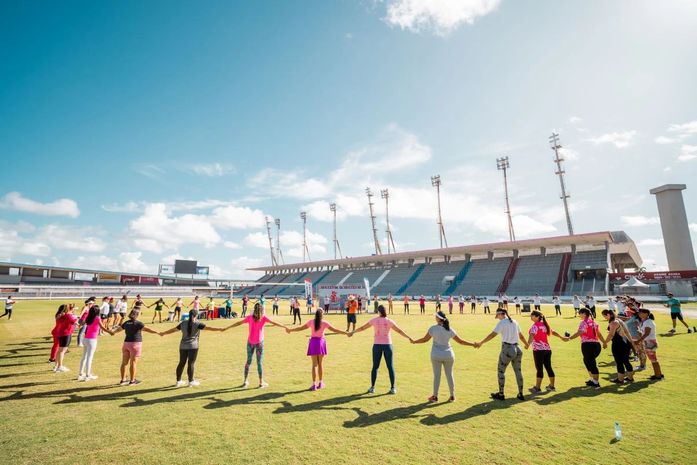 Lugar de Mulher é no Rei Pelé: 8 de março é celebrado com atividades físicas para centenas de mulheres