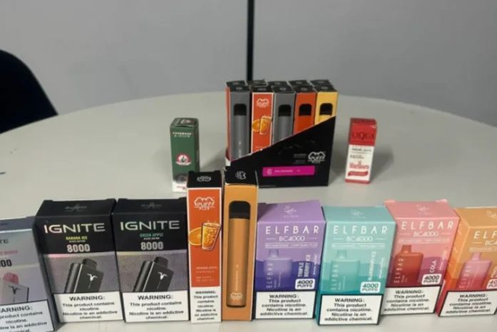 Cigarros eletrônicos estavam sendo vendidos em Maceió