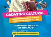 Prefeitura de Arapiraca prorroga prazo para inscrição para cadastro cultural do município
