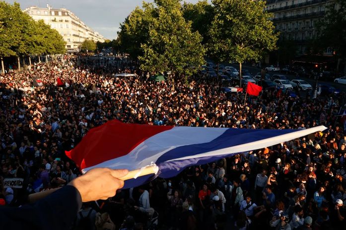 Place de la Republique, na França