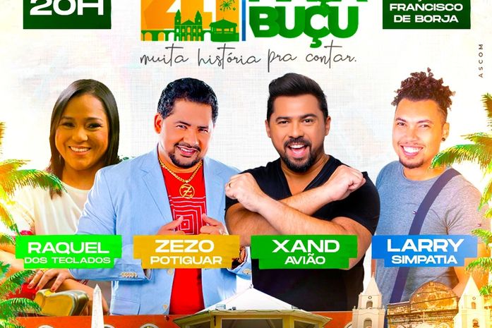 Prefeito Djalma Beltrão divulga atrações da Festa dos 141 anos de Emancipação Política de Piaçabuçu