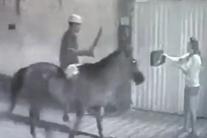 Assaltante a cavalo aborda mulher no bairro Cidade Universitária, em Maceió