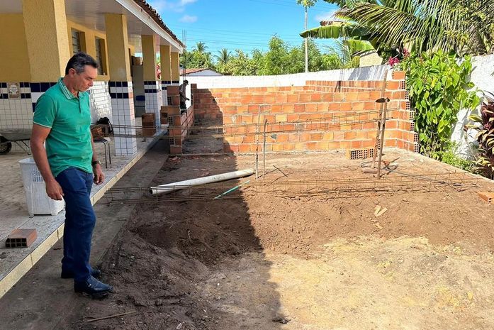 Prefeitura de Anadia realiza obras de ampliação em mais uma escola