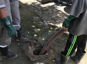 Prefeitura de Branquinha realiza mais uma ação de desobstrução da rede de esgoto