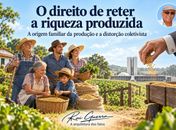 O direito de reter a riqueza produzida: 
A origem familiar da produção e a distorção coletivista