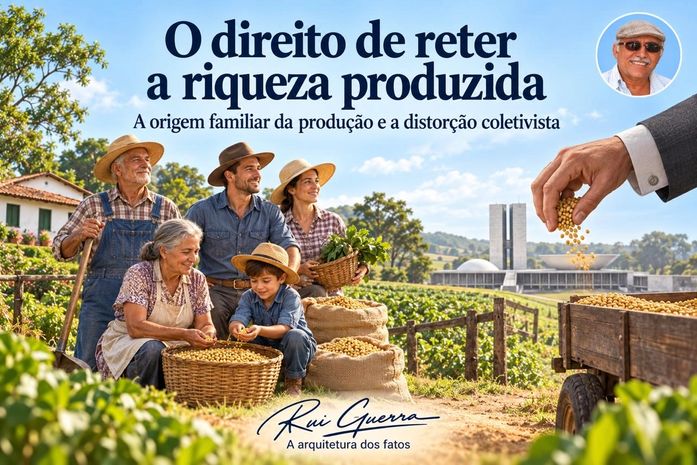 O direito de reter a riqueza produzida:
A origem familiar da produção e a distorção coletivista
