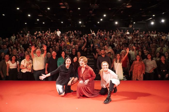 Júlia Rabello, Maria Clara Gueiros e Priscila Castello Branco chegam a Maceió com o espetáculo “Agora é que são elas”