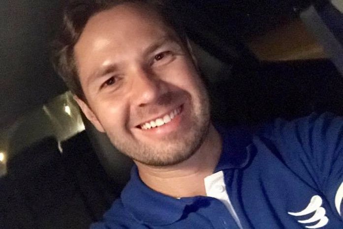 Pedro Vilela deixando o Trapichão