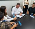 Prefeito Luciano Barbosa assina ordem de serviço para obras de drenagem e pavimentação entre o Povoado Canaã e a Tabela