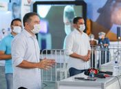 Governador Renan Filho e o secretário Alexandre Ayres