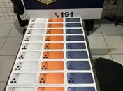 30 iPhones sem nota fiscal são apreendidos após motorista tentar desviar de fiscalização em AL