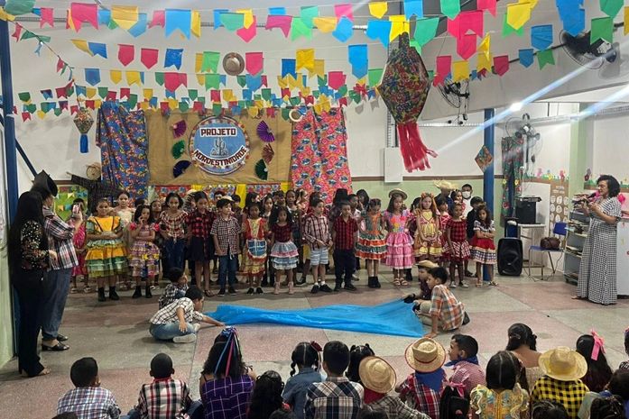 Projeto Nordestinidade resgata tradição junina em escola municipal
