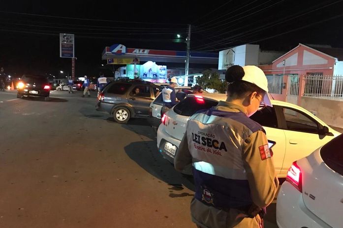 Operação Lei Seca realizada durante Festa da Juventude, em Santana do Ipanema.