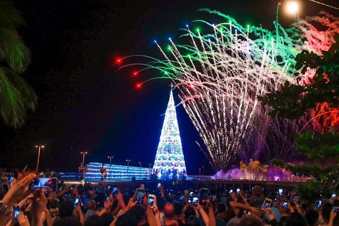 Abertura do Natal de Todos Nós contará com acendimento da tradicional iluminação natalina e apresentação da Filarmônica