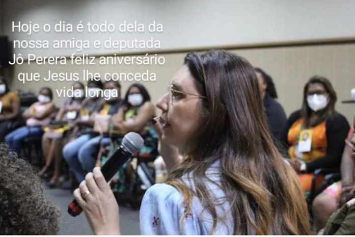 Como mulher na política, a Dep. Jó Pereira é um exemplo!- afirma, Aline, quilombola de Poço das Trincheiras, Alagoas.