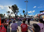 Em Maceió, mulheres se reúnem em ato contra violência e feminicídios: “todos anos viramos dado estatístico”, diz organizadora