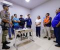 Prefeita Tia Júlia visita central de videomonitoramento e anuncia ampliação do sistema de segurança em Palmeira dos Índios