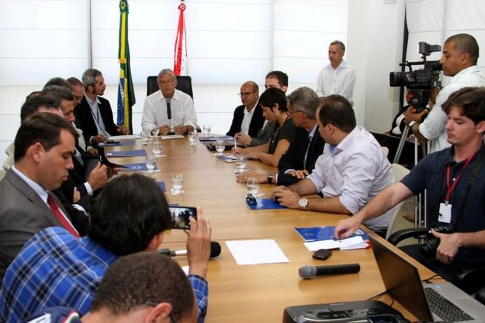Coletiva do Governador Teotonio Vilela