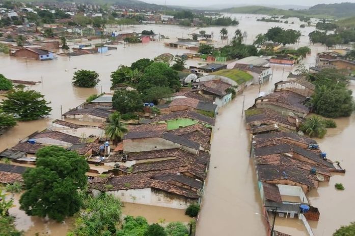 Cidades alagoanas decretaram situação de emergência devido às fortes chuvas