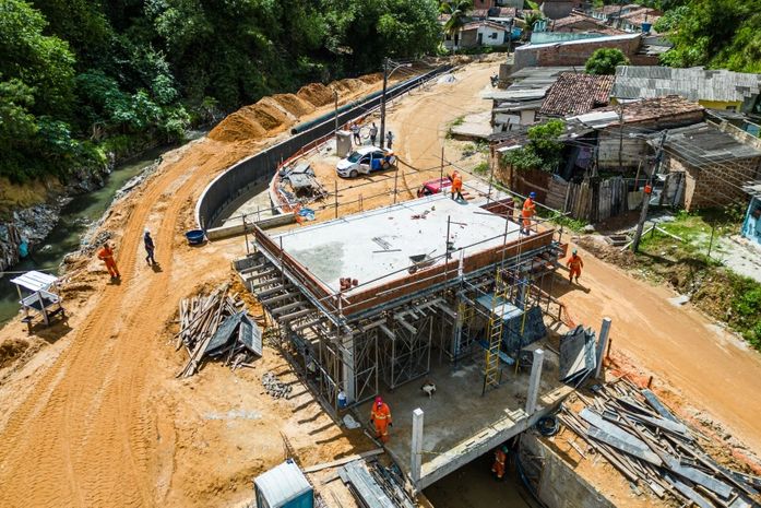 Renasce Salgadinho: Estações elevatórias seguem em construção para garantir funcionamento da maior obra ambiental de Maceió