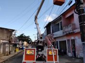 Ilumina instala LED em corredores de transporte de vários bairros da capital