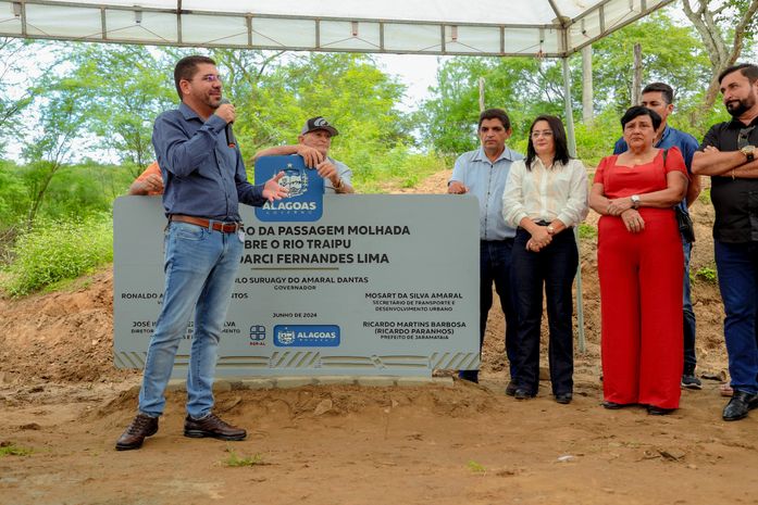 Jaramataia 62 anos: prefeito Ricardo Paranhos inaugura implantação da ponte sobre o Rio Traipu