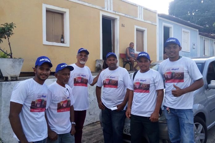 Equipe da Prefeitura de Piranhas/AL entra em campo para colorir as residências no Centro Histórico da cidade