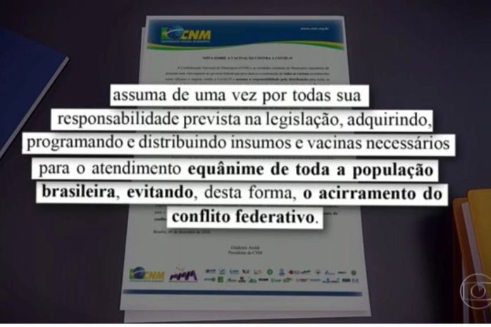 Sem vacina para todos, prefeitos estão preocupados com conflito federativo