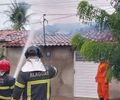 Incêndio destrói dois quartos de residência, em Palmeira dos Índios