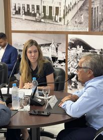 Atuação de Cibele Moura em defesa do comércio é destacada em encontro na Fecomércio