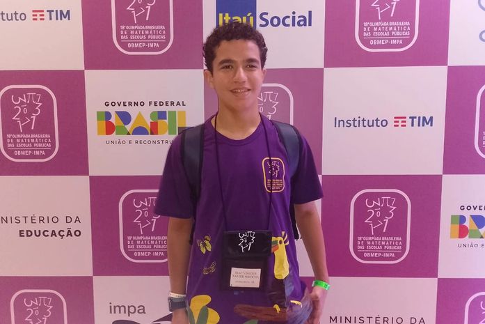 Alagoano Isac Vinícius é campeão brasileiro de matemática da OBMEP