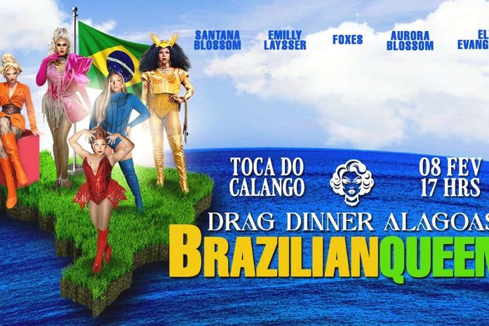 Drag Dinner Alagoas abre 2026 com “Brazilian Queens” e transforma Maceió em palco da arte drag