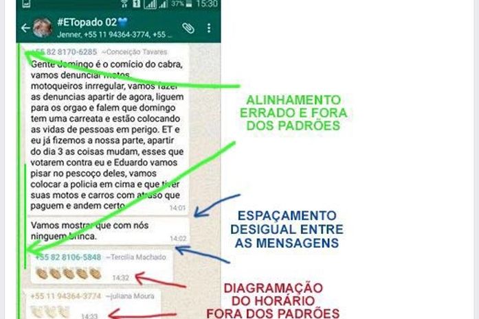 Ex-prefeito espalha mensagem falsa atribuída a atual prefeita